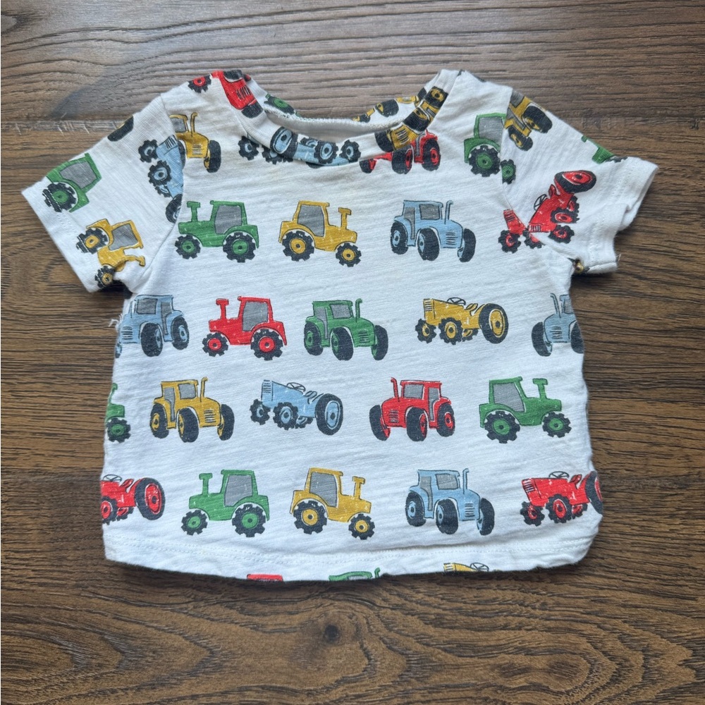 Mud Pie Kids Tractor Print Tee - Multicolor